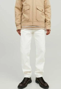 Jack & Jones Comfort FitMike Cj 372 Lid - Straight Leg Jeans - Ecru