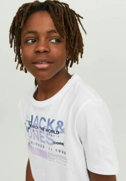Jack & Jones Junior Logo - T-Shirt Print - White -Jack & Jones 9c9554bbc24a4844a9b1be116b9d3a3f