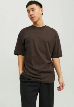 Jack & Jones Jjetimo Tee - T-Shirt Basic - Seal Brown