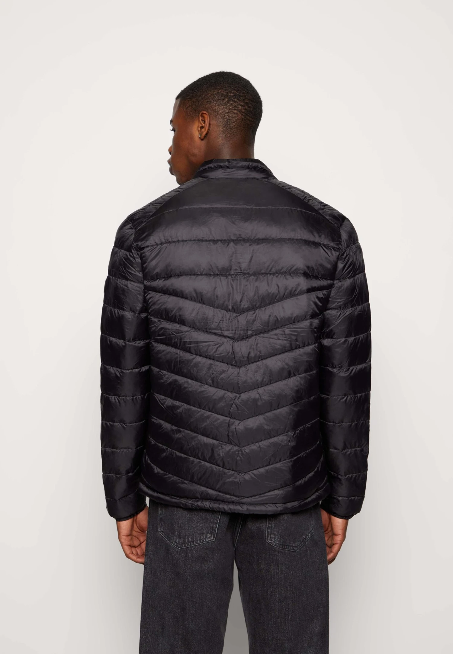 Jack & Jones Jjehero Puffer Collar - Jas - Black 3 Jack & Jones Jjehero Puffer Collar - Jas - Black - Afbeelding 3