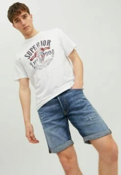 Jack & Jones Chris Wood- Jeansshort - Blue Denim -Jack & Jones 9f6f2dc2b1d64a7a94174e97a00f2d16