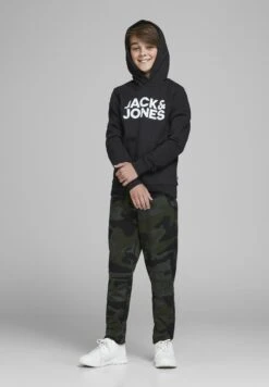 Jack & Jones Junior Jjecorp Logo- Hoodie - Black