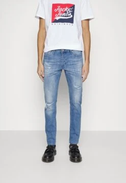 Jack & Jones Jjiglenn Jjblair - Slim Fit Jeans - Blue Denim
