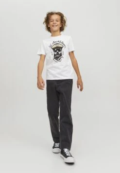 Jack & Jones Junior Jjichris Jnr - Straight Leg Jeans - Black Denim
