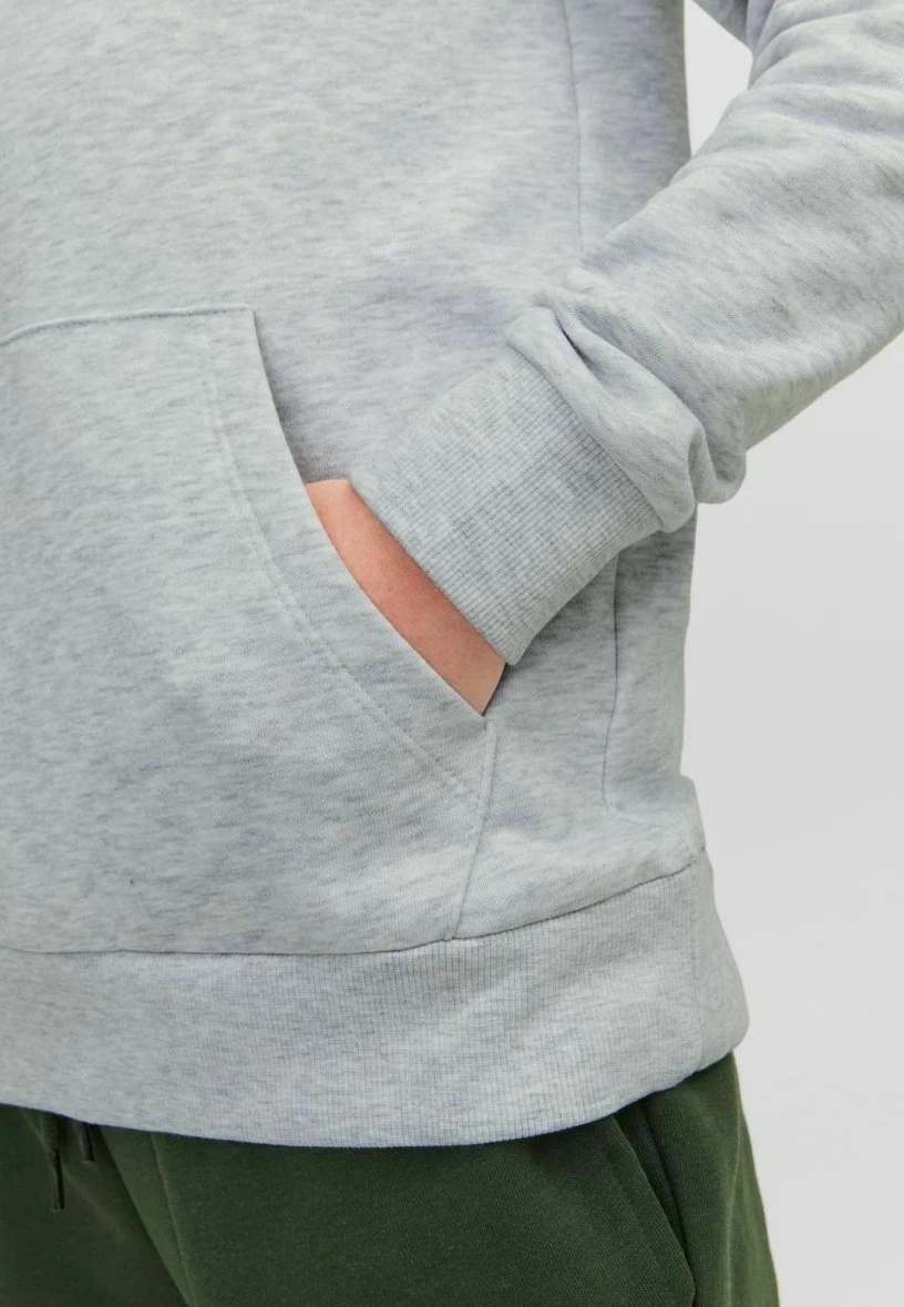 Jack & Jones Junior Hoodie - White Melange 6 Jack & Jones Junior Hoodie - White Melange - Afbeelding 6