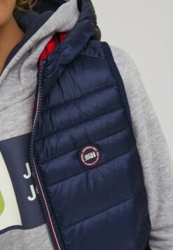 Jack & Jones Junior Jjehero Bodywarmer Hood- Bodywarmer - Navy Blazer -Jack & Jones a26e834fadf34a3aa3e886bd12bd223a