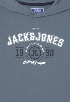 Jack & Jones Junior Jjandy Hood Jnr - Hoodie - Flint Stone -Jack & Jones a31220d58cec43b990327edc0647318d