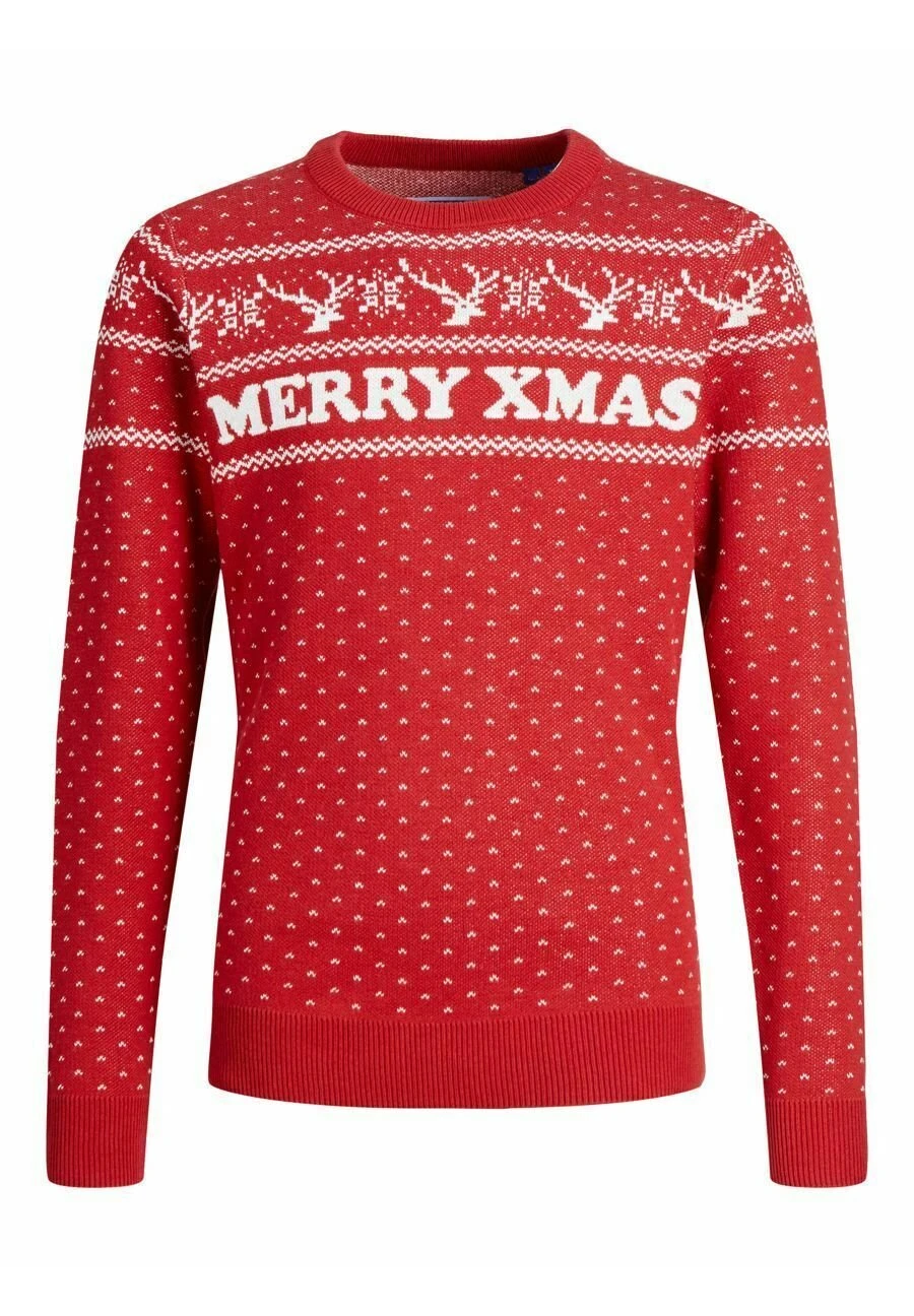 Jack & Jones Junior Xmas - Trui - Scarlet Sage 7 Jack & Jones Junior Xmas - Trui - Scarlet Sage - Afbeelding 7