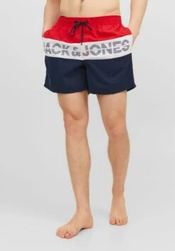 Jack & Jones Jpstfiji Jj Block Sn - Zwemshorts - Chinese Red