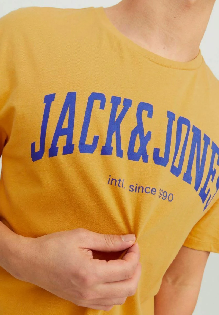Jack & Jones Logo - T-Shirt Print - Honey Gold 4 Jack & Jones Logo - T-Shirt Print - Honey Gold - Afbeelding 4