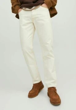 Jack & Jones Ichris Original Aa- Relaxed Fit Jeans - Ecru