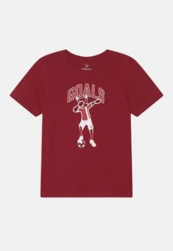 Jack & Jones Junior Jcodream FootballCrew Neck Jnr - T-Shirt Print - Biking Red