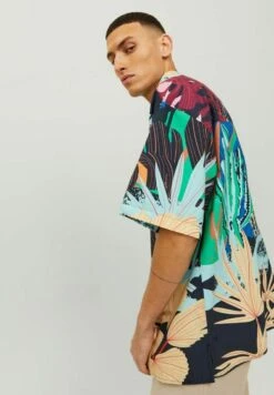 Jack & Jones Kurzarm All-Over-Print - Overhemd - Black -Jack & Jones a666ce602b1f45be84dd41be66f47e9f