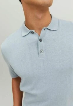 JACK&JONES Premium Kurzärmeliges - Poloshirt - Niagara Mist -Jack & Jones a6878d07cc8c44dd890f20a0d9d03dcf