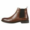 Jack & Jones Jfwargo Leather Chelsea Ln - Korte Laarzen - Cognac