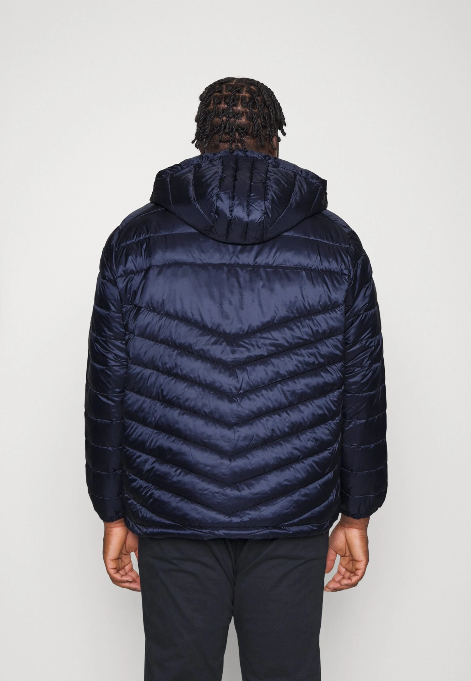 Jack & Jones Jjehero Puffer Hood - Winterjas - Navy Blazer 1 Jack & Jones Jjehero Puffer Hood - Winterjas - Navy Blazer