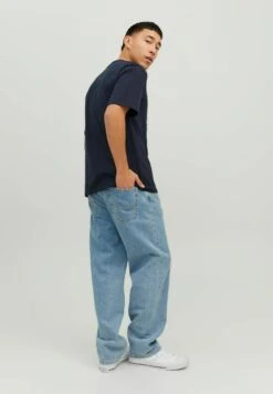 Jack & Jones Crew Neck - T-Shirt Print - Navy Blazer -Jack & Jones a8a8cf20b8e544419fa95516d807e9d7