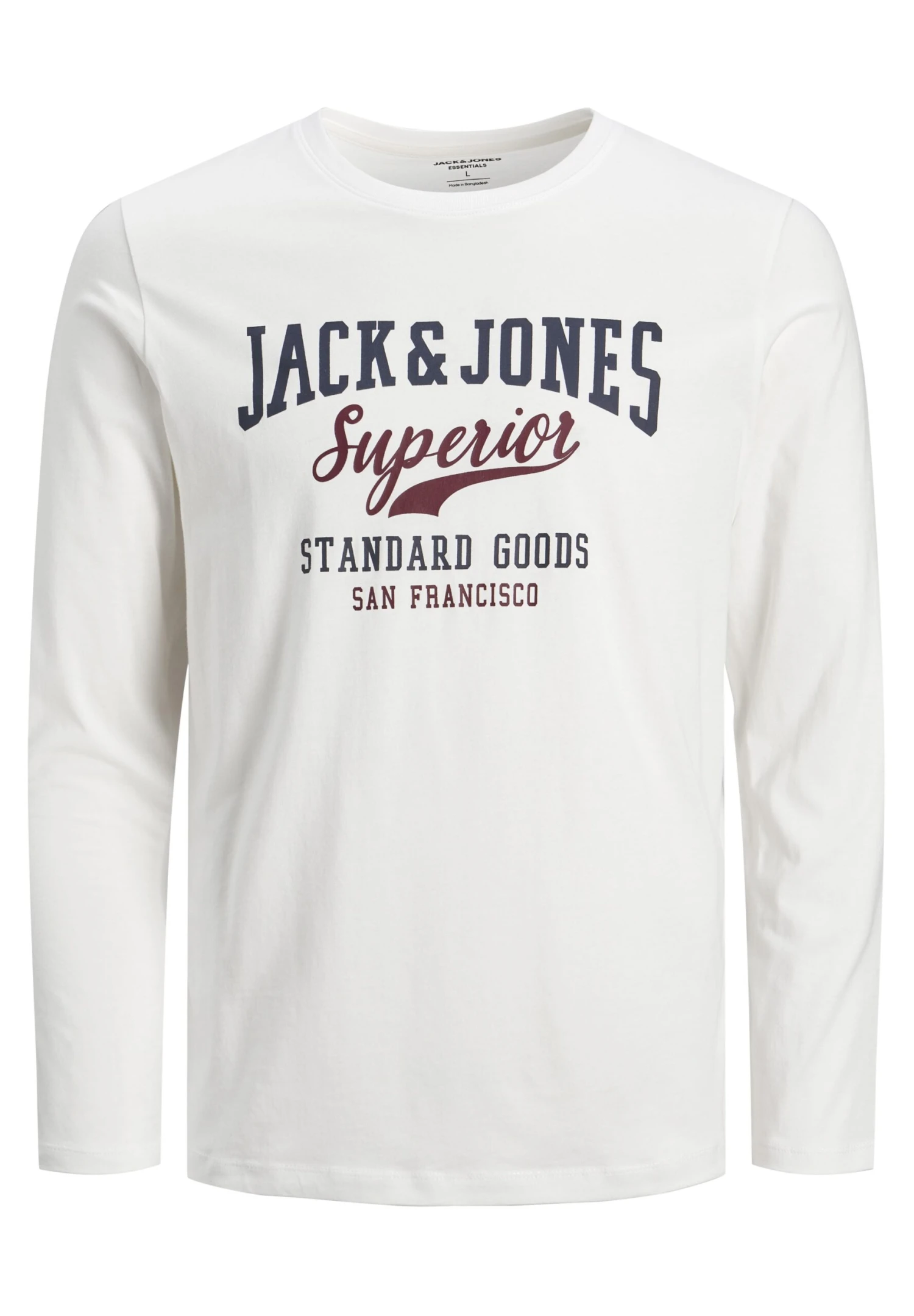 Jack & Jones Junior Jjelogo Tee O-Neck Jnr - Longsleeve - Cloud Dancer 7 Jack & Jones Junior Jjelogo Tee O-Neck Jnr - Longsleeve - Cloud Dancer - Afbeelding 7