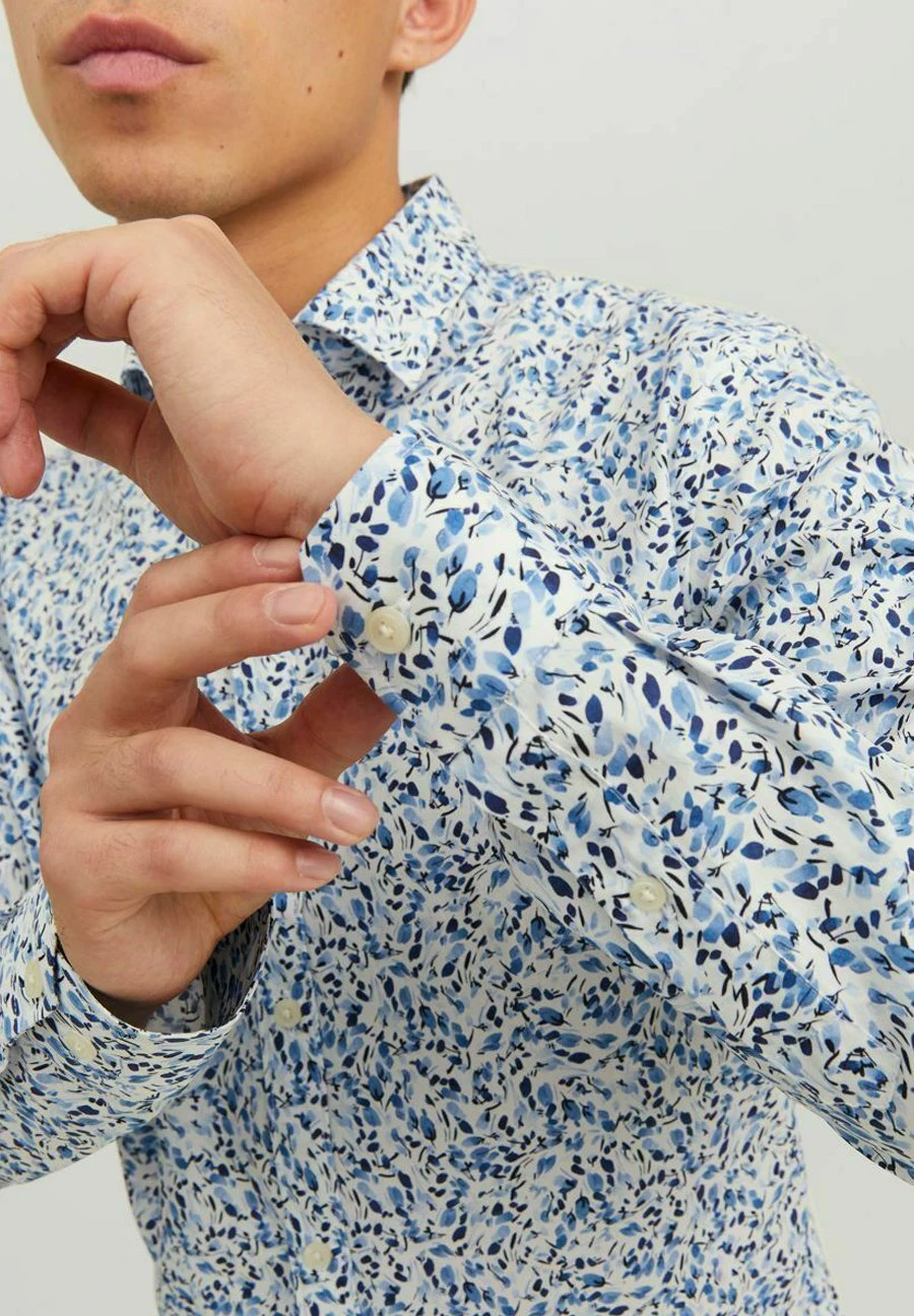 JACK&JONES Premium Print - Overhemd - Blue Mirage 6 JACK&JONES Premium Print - Overhemd - Blue Mirage - Afbeelding 6