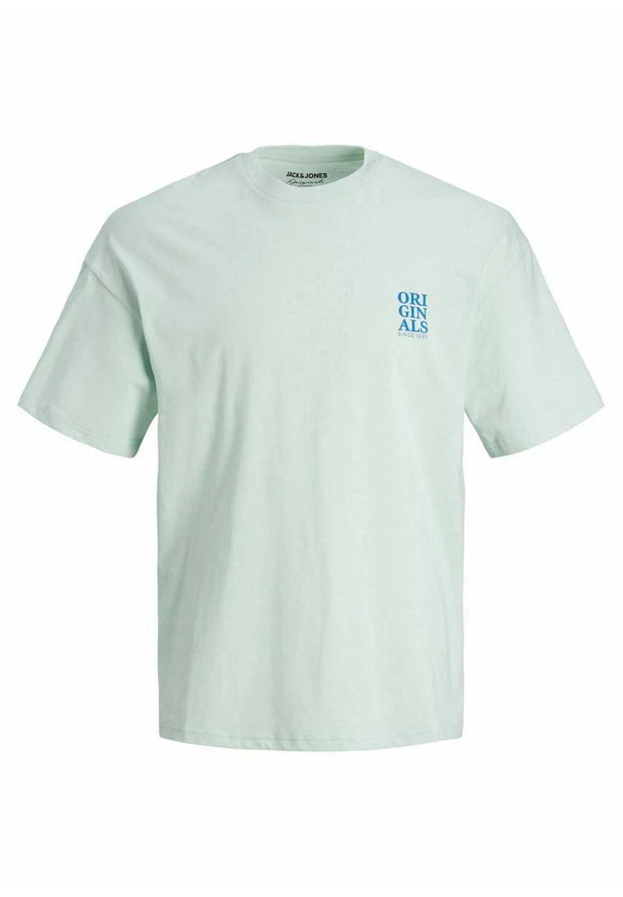 Jack & Jones Crew Neck - T-Shirt Print - Pale Blue 4 Jack & Jones Crew Neck - T-Shirt Print - Pale Blue - Afbeelding 4