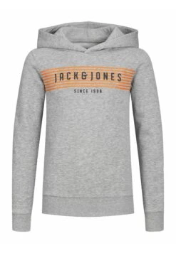 Jack & Jones Junior Hoodie - Light Grey Melange