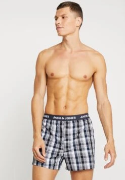Jack & Jones Jaccheck 3 Pack - Boxershort - Navy