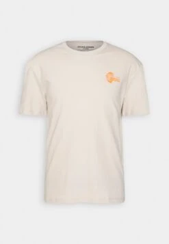Jack & Jones Jcomoon Crew Neck- T-Shirt Print - Off White -Jack & Jones a9f32ea7fa0143f9a5f073769c3f811e