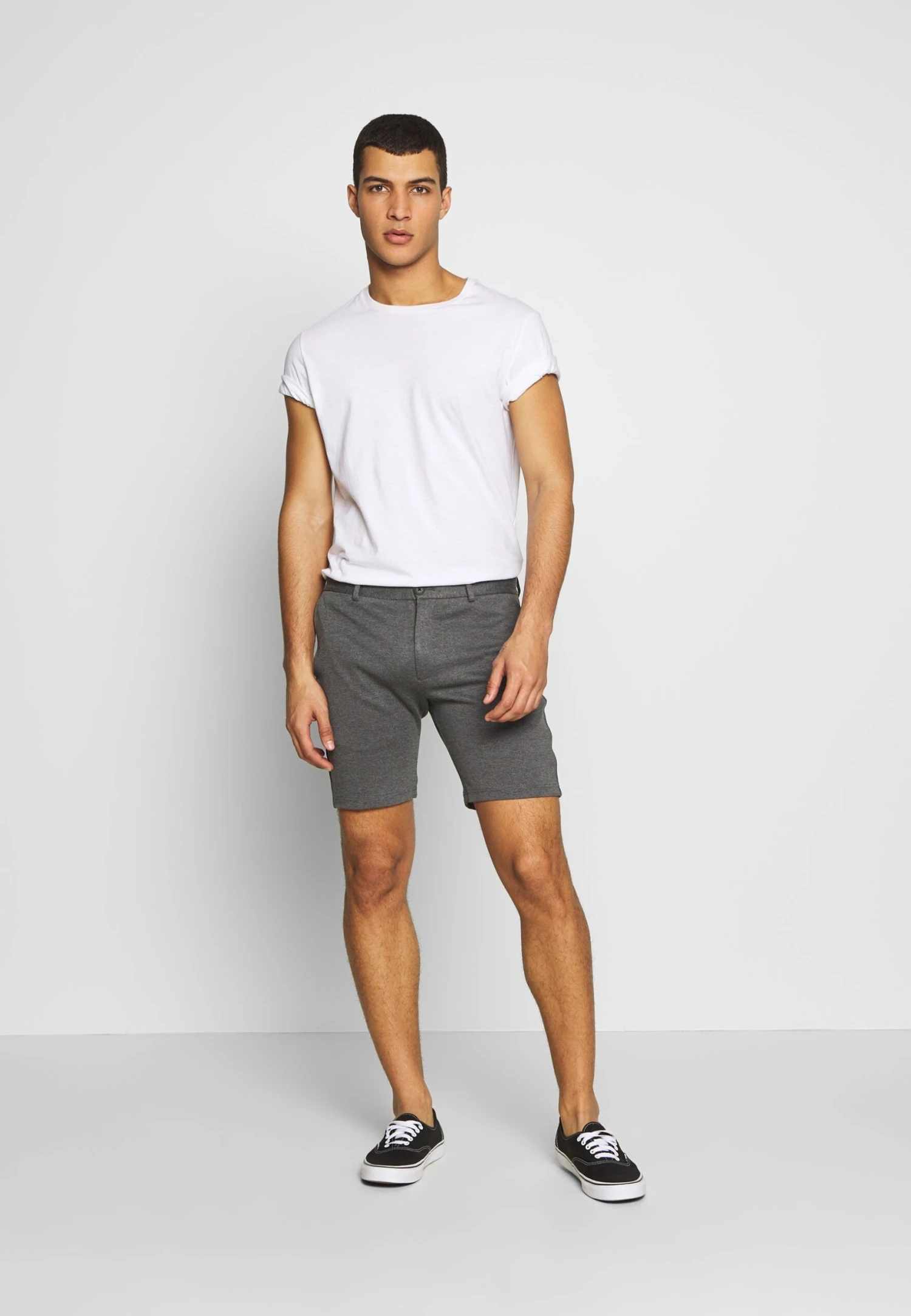 Jack & Jones Jjiphil- Shorts - Grey Melange 2 Jack & Jones Jjiphil- Shorts - Grey Melange - Afbeelding 2