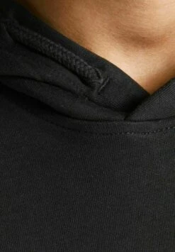 Jack & Jones Junior Jjebasic Jr - Hoodie - Black -Jack & Jones aaae9254366e4b5b84914b490c297b41