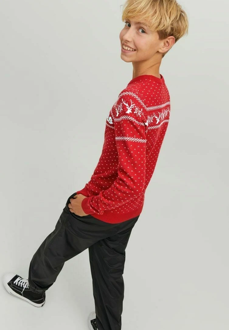 Jack & Jones Junior Xmas - Trui - Scarlet Sage 6 Jack & Jones Junior Xmas - Trui - Scarlet Sage - Afbeelding 6