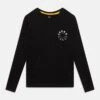 Jack & Jones Junior Jjwarrior Tee Crew Neck Jnr - Longsleeve - Black