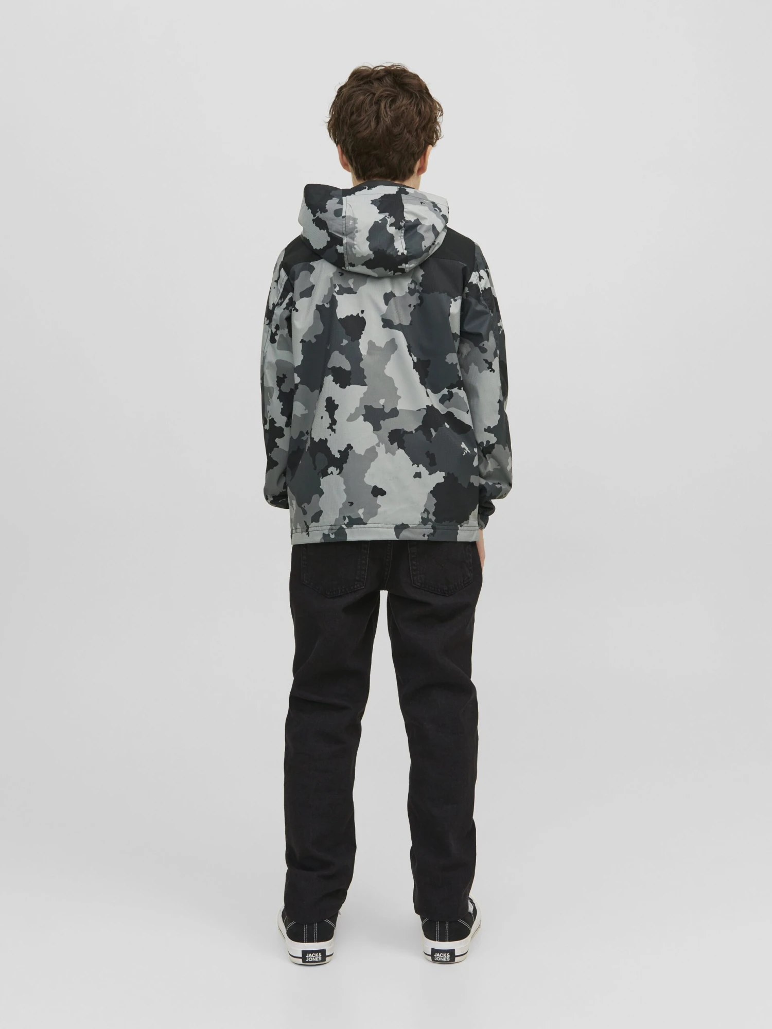 Jack & Jones Junior Jcofilo Jnr - Jas - Asphalt 2 Jack & Jones Junior Jcofilo Jnr - Jas - Asphalt - Afbeelding 2