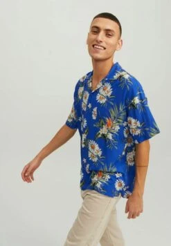 Jack & Jones Jorluke Flores Resort - Overhemd - Nautical Blue -Jack & Jones aef7b558648a46769de66bd2659a9f77