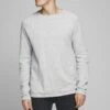 Jack & Jones JjehillCrew Neck Noos - Trui - Light Grey Melange
