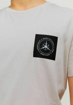 Jack & Jones Junior T-Shirt Print - Moonbeam -Jack & Jones af635146d5434bea850794c0b06c6f12