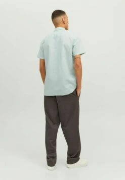 Jack & Jones Jjesummer S/S S23 Sn - Overhemd - Granite Green -Jack & Jones b24bf198dbfc4530aa1c7f26427f2ce7