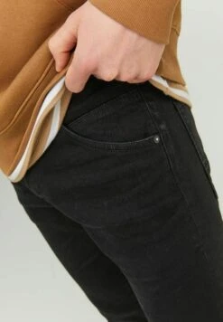 Jack & Jones Glenn Fox Ge - Slim Fit Jeans - Black Denim -Jack & Jones b285e1cffdf4433ba362c5d68577541c