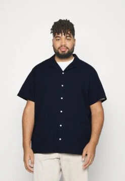 Jack & Jones Jorcaleb Seersucker Shirt - Overhemd - Navy Blazer