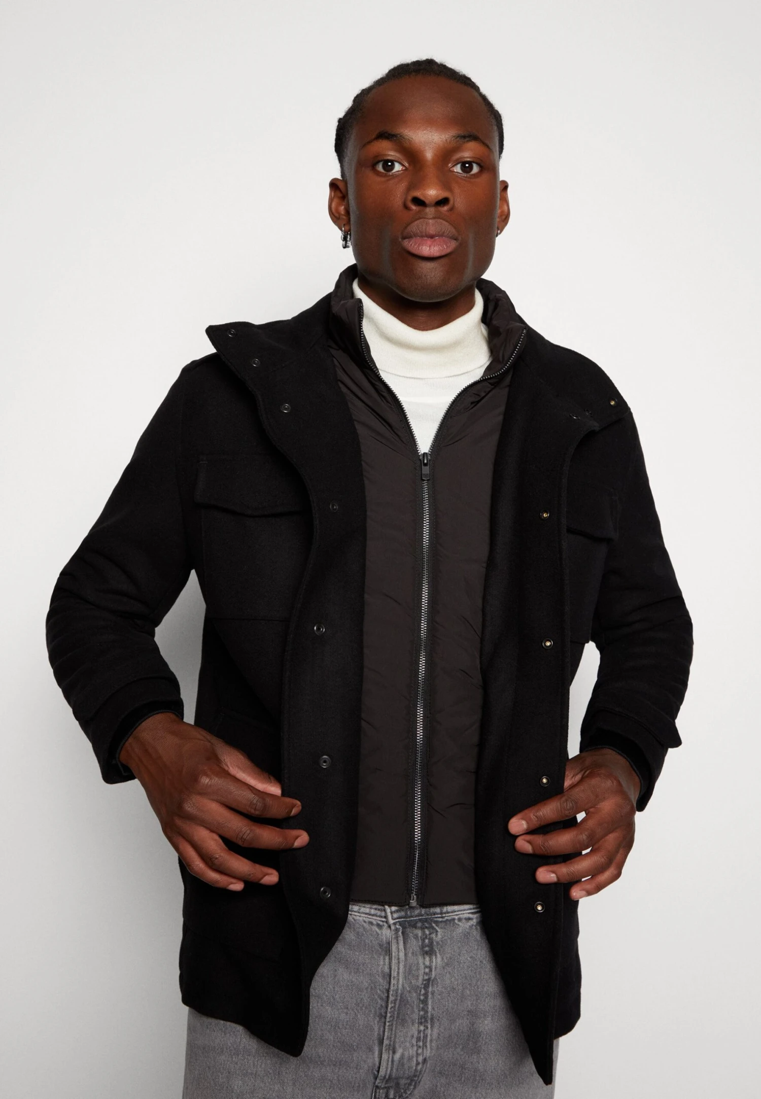 JACK&JONES Premium Jprblaparker Field Jacket - Jas - Black 4 JACK&JONES Premium Jprblaparker Field Jacket - Jas - Black - Afbeelding 4