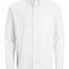 Jack & Jones Plus Size Klassisches - Overhemd - White