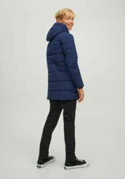 Jack & Jones Junior Wattierte Lange - Winterjas - Navy Blazer -Jack & Jones b524f4bf41ed46cf861a88ef86eaaed2