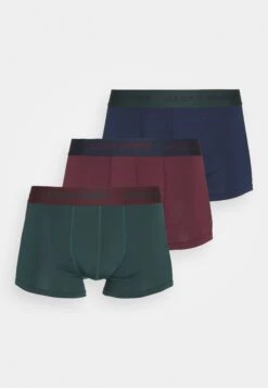 Jack & Jones Jaccress 3 Pack - Onderbroeken - Port Royale/Darkeste Spruce/Navy Blazer -Jack & Jones b6157322d5384607aed9341380dc30ed