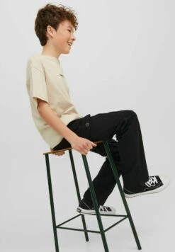 Jack & Jones Junior Ollie Bowie - Cargobroek - Black -Jack & Jones b6705fd534e545a197a68a7a2dcb3ee1