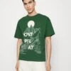 Jack & Jones Jormontpelat Tee Crew Neck - T-Shirt Print - Dark Green