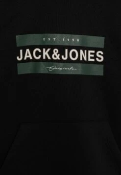 Jack & Jones Junior Jorfriday Hood - Sweater - Black -Jack & Jones b7ac6cafecc4424bb8685cecd67cb581