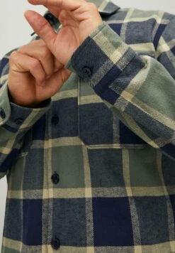 Jack & Jones Rddari Check L/S Sn - Lichte Jas - Dusty Olive -Jack & Jones b95181ce1a104270b13dc2cdb6aa5f41