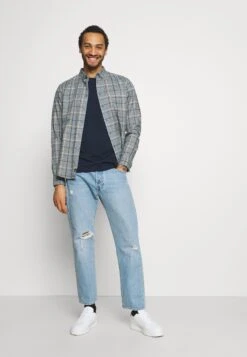 Jack & Jones Jjeorganic Tee O-Neck 5 Pack - T-Shirt Basic - Black/White/Navy