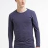 Jack & Jones Jjbasic- Longsleeve - Navy Blue
