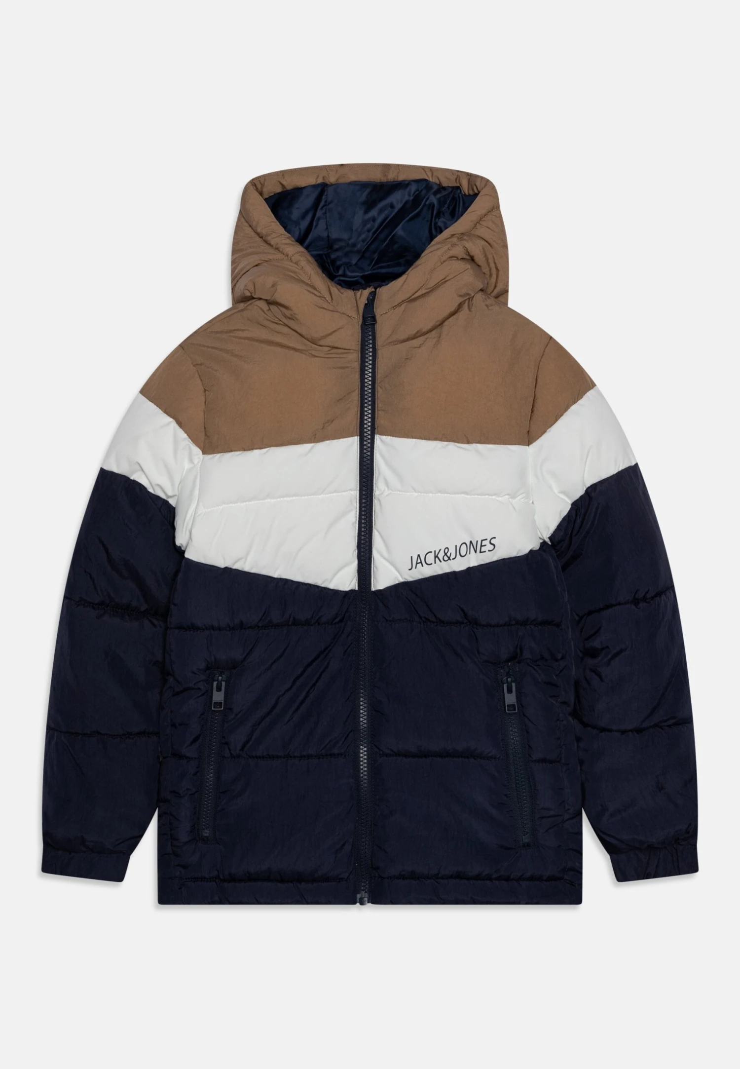 Jack & Jones Junior Jjdaniel Puffer - Winterjas - Elmwood 1 Jack & Jones Junior Jjdaniel Puffer - Winterjas - Elmwood