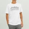 Jack & Jones Crew Neck - T-Shirt Print - White